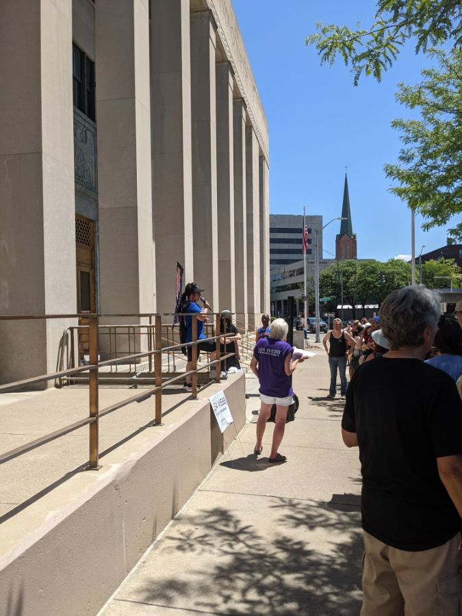 Crowd at a Greater Binghamton march